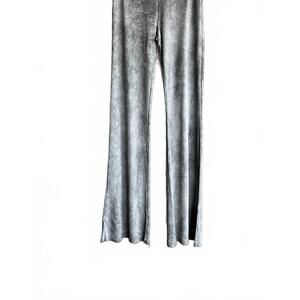 NEW AVANT TOI women's palazzo pants with dirty effect in ghiaccio